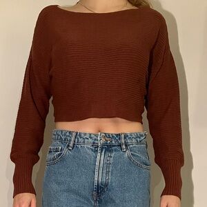 Ribbed cozy long sleeve top